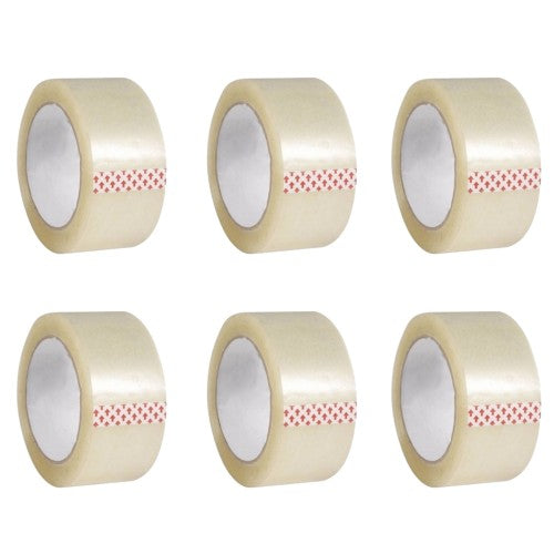 Pack 6 x Cintas de Embalaje 48mm x 100mts Transparente