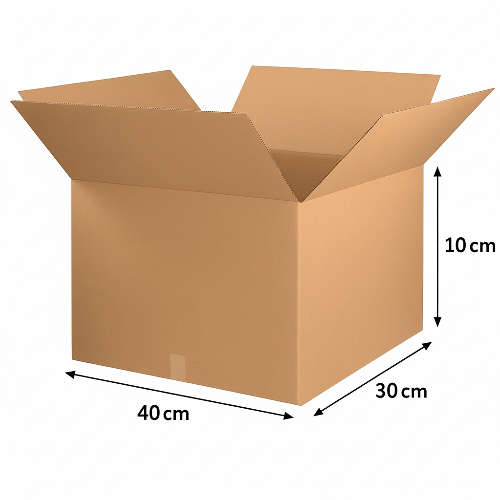 Caja 40x30x10 cartón 17C - Pack 25 Uni.