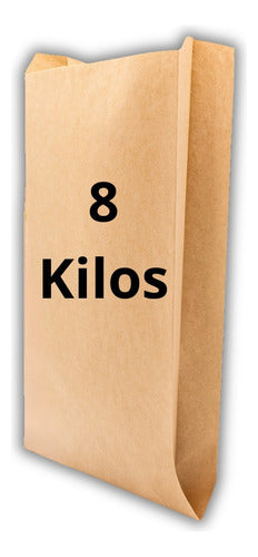 Saco Kraft 8kg 100u.