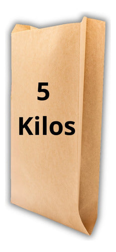 Saco De Papel Kraft 5kg 100u.