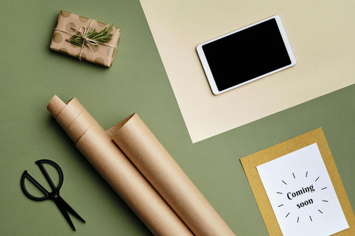 Rollo De Papel Kraft 57cm x 230m en 35g.