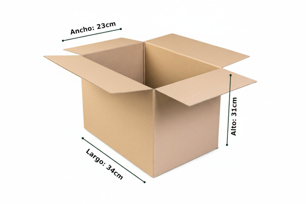 Caja Pisquera 31x23x31 Pack 25 u