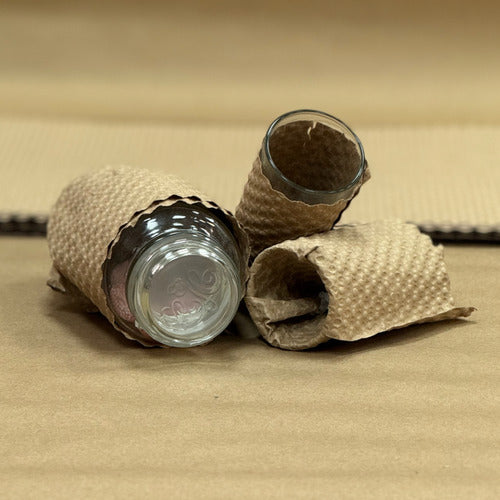 Papel Burbuja Kraft 550 Hojas 50cmx30cm Protección Acolchado