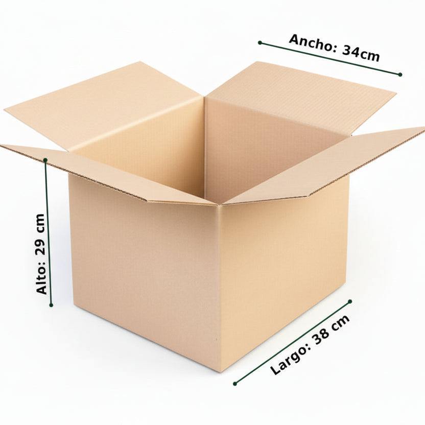 Caja 38x34x29 Pack 25 Uni.