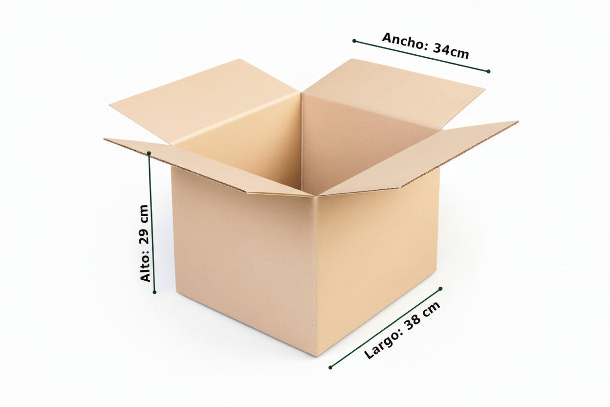 Caja 38x34x29 Pack 25 Uni.