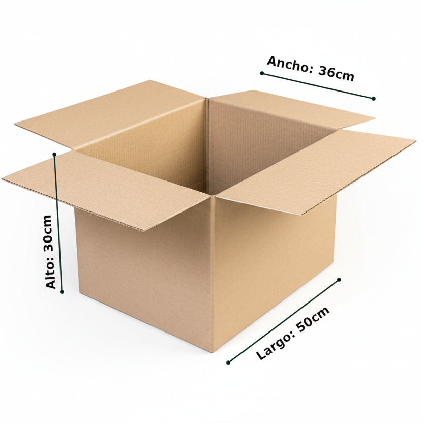 Caja de Cartón Multi-altura 40x30x30 Pack 25 Uni