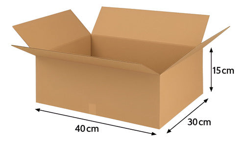 Caja 40x30x15 Resistente 17c Pack 25 Uni