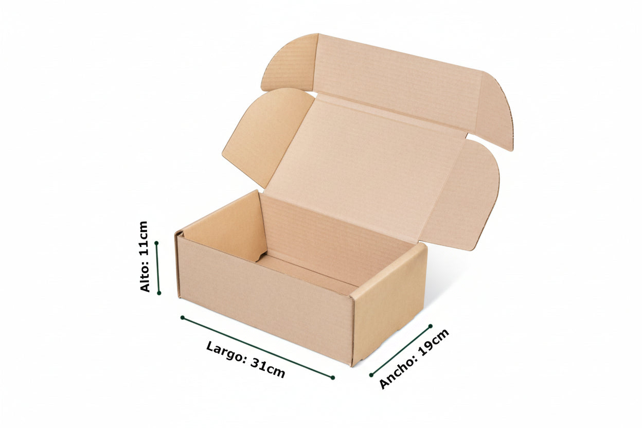 Caja Autoarmable 31x19x11 Pack 25 u.