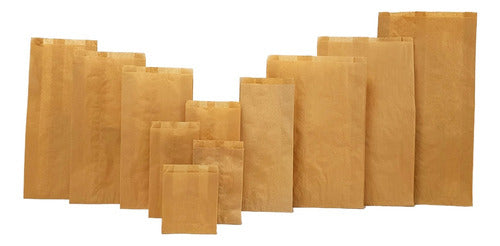 Saco De Papel Kraft 7kg Corto 100u.