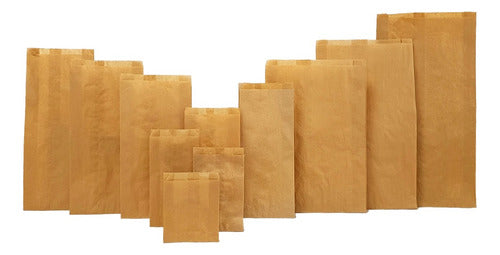 Saco Kraft porta cubiertos Pack 100uni