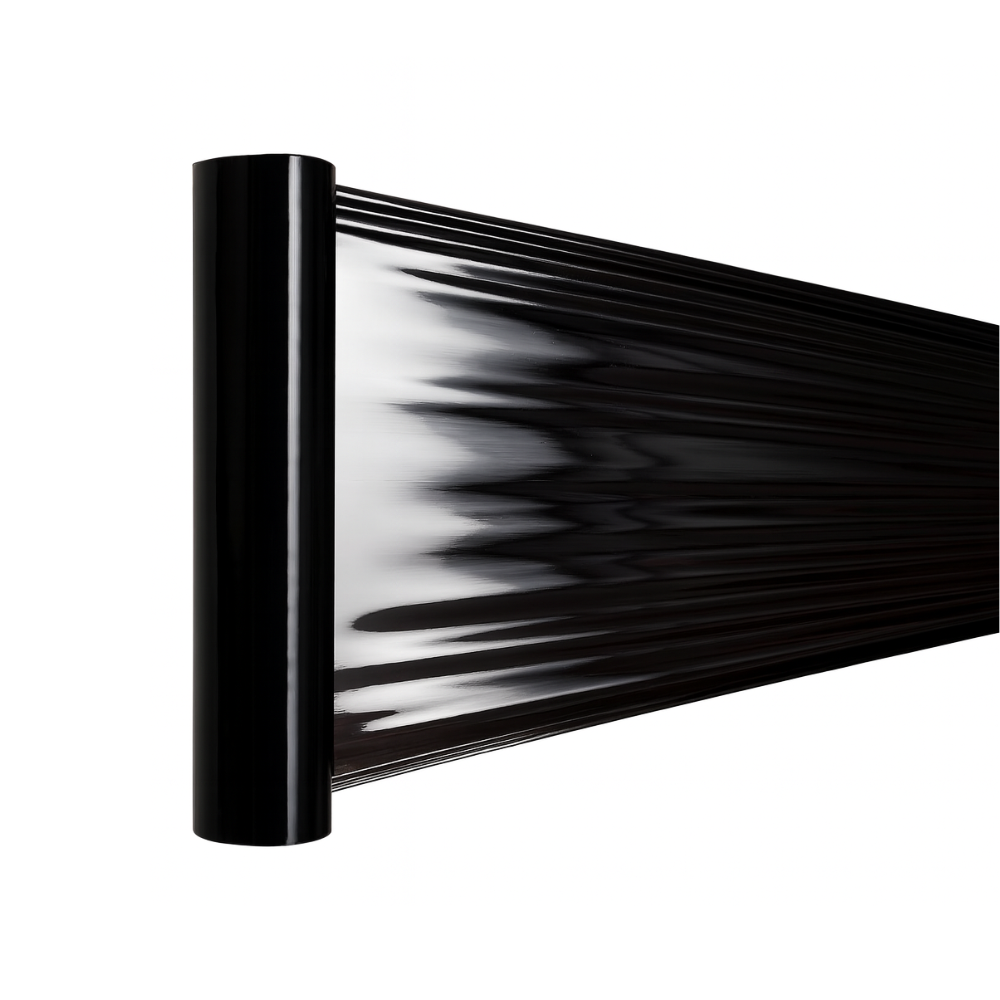 Pack 6 x Film Stretch - Film para embalaje - Negro 1.7kg