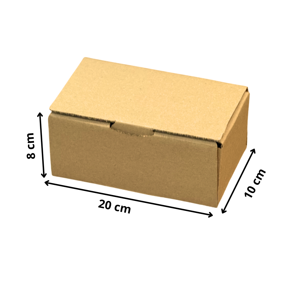 Caja Autoarmable Unbox 20x12x8 Pack 25 Uni