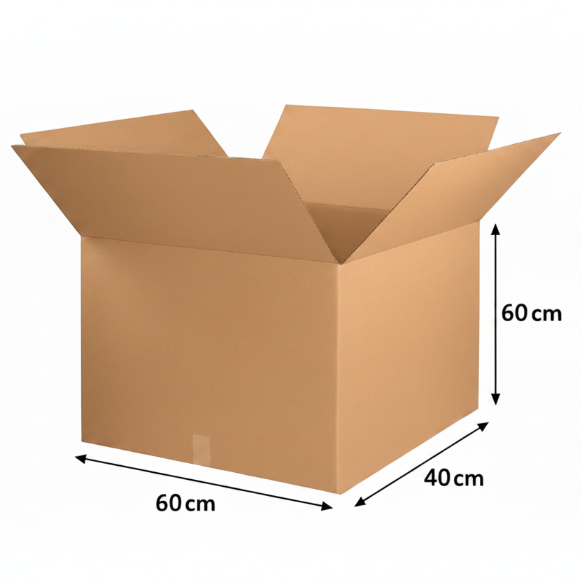 Cajas para Mudanza XL 60x40x60 - Pack 10u + Cinta