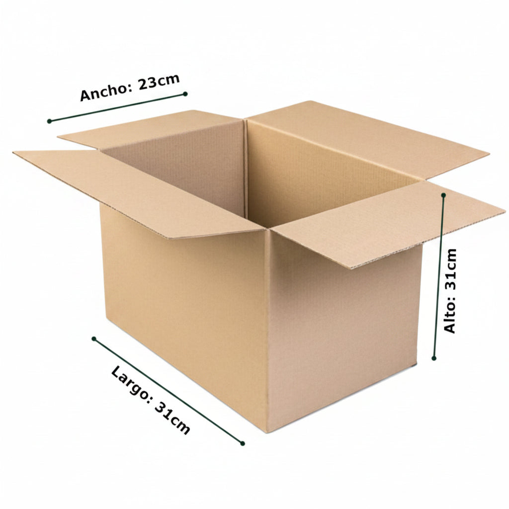 Caja Pisquera 31x23x31 Pack 25 Uni.