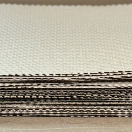 Papel Burbuja Kraft 100 Hojas 50cmx30cm Protección Acolchado