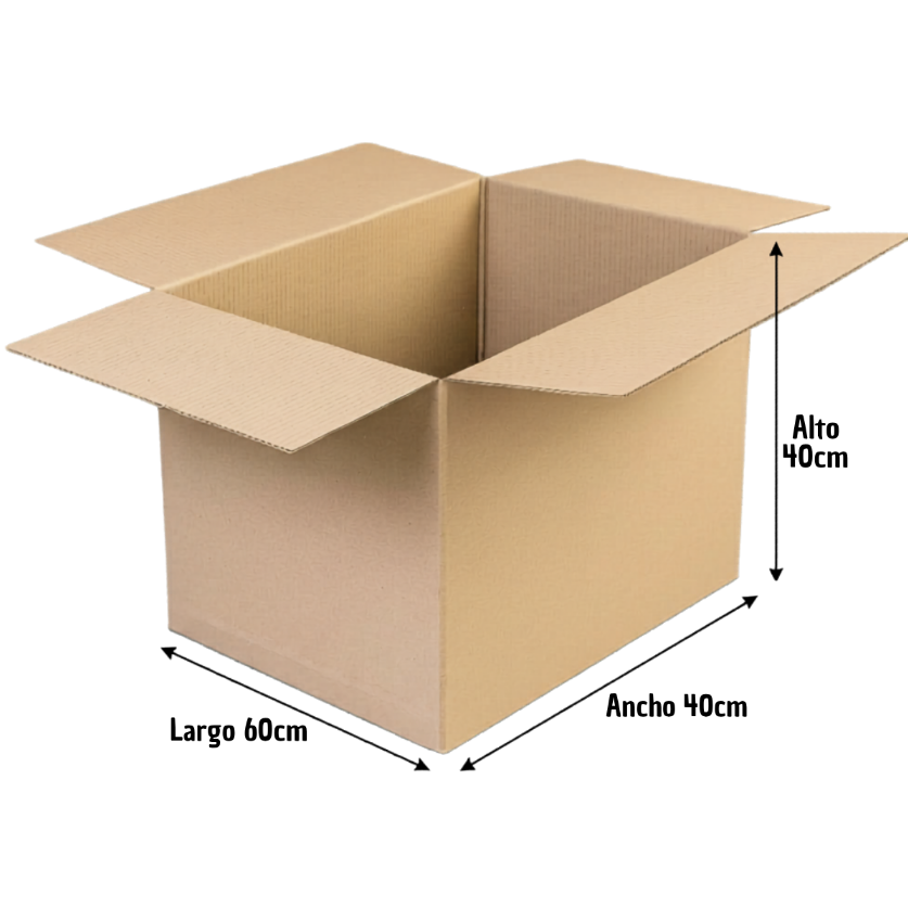 Cajas 60x40x40cm Pack 25 Uni