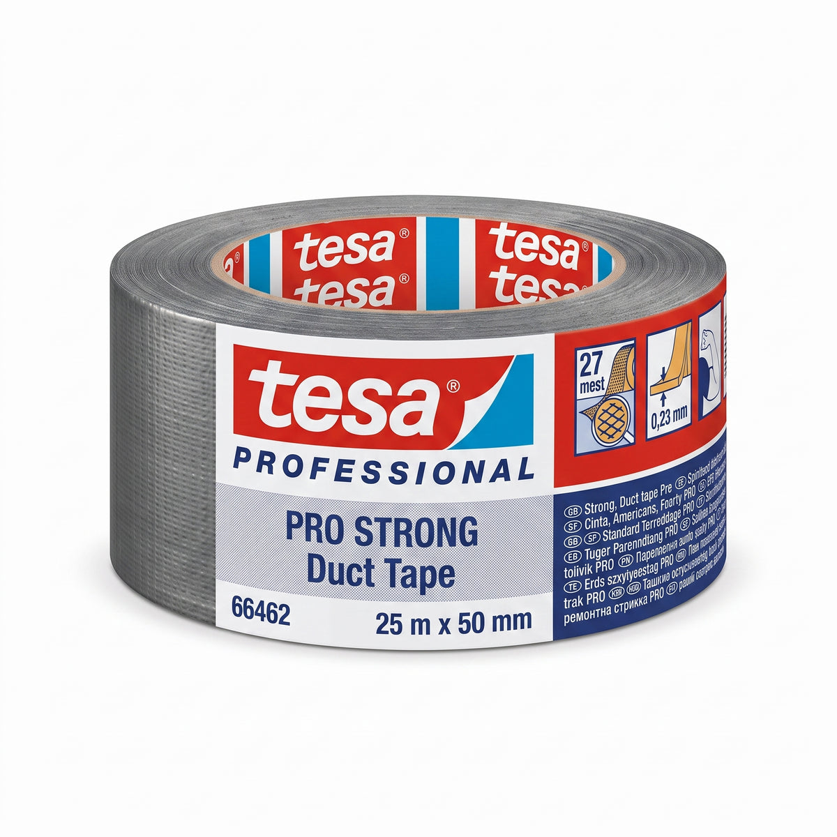 Cinta Seguridad Duct Tape 5cm X 25m Tesa Pro Strong Gris