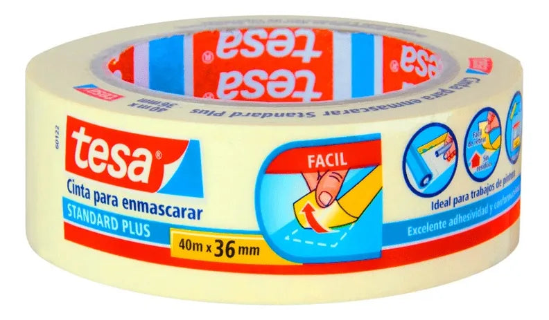 Cinta Masking Tape Tesa 36mm X 40mts Enmascarar